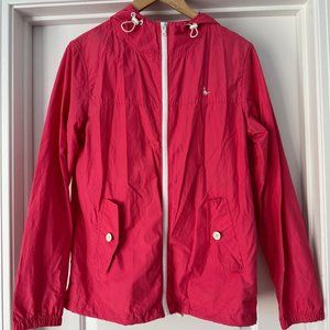 Jack Wills Pink Windbreaker Rain Jacket, Size 8